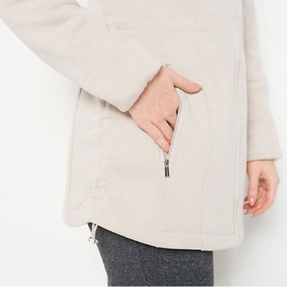 Susan Graver Fashion Fleece Hooded Jacket - Picture 3 of 5